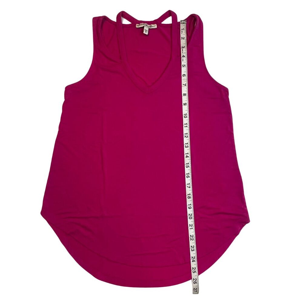 Express Tank Top Womens Medium Pink V Neck Athleisure Sporty Casual Gym Shirt - Picture 3 of 8